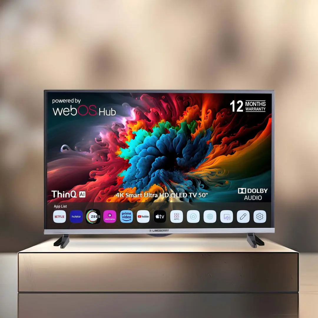 50 Inch 4K Ultra HD WebOS Smart QLED TV (EQLED50)