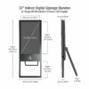 32 Inch Indoor Digital Standee A-Shape HD Resolution Screens Led Display (SP321-AU) - Thumbnail Image 2