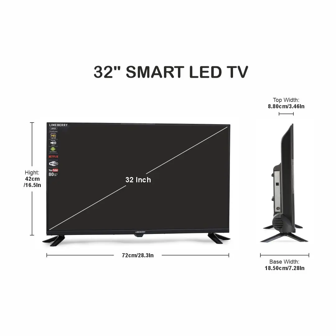 32 Inch Smart Android LED TV (SP321CN6) - Limeberry | Go with the best