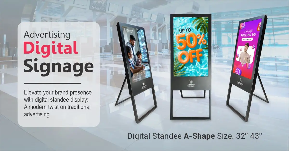 How Limeberry Digital Standees Are Transforming Retail Spaces
